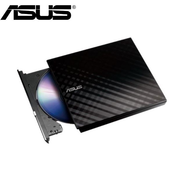 ASUS 華碩 SDRW-08D2S-U 外接式超薄DVD燒錄機-黑色