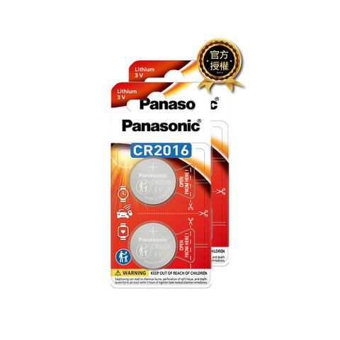 【Panasonic 國際牌】鋰鈕扣電池 CR-2016TW (4入)
