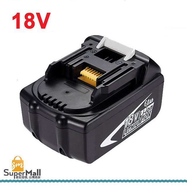 電池適用於Makita 18V 6.0Ah 替代BL1830 BL1840 BL1850 BL1860 1870