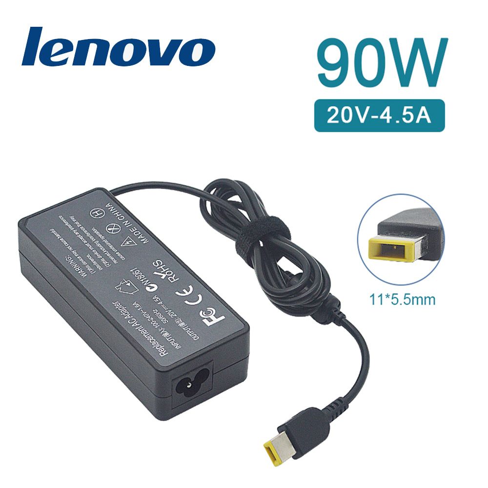  充電器 適用於 聯想 Lenovo 電腦/筆電 變壓器  11*5.5mm【90W】20V 4.5A 長方型