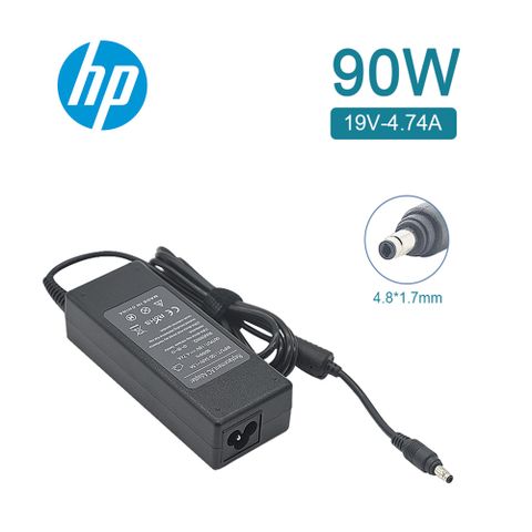 充電器 適用於 惠普 HP 電腦/筆電 變壓器 4.8mm*1.7mm【90W】19V 4.74A 長方型