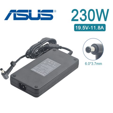 充電器 適用於 華碩 Asus 電腦/筆電 變壓器  6.0mm*3.7mm【230W】19.5V 11.8A 長方型