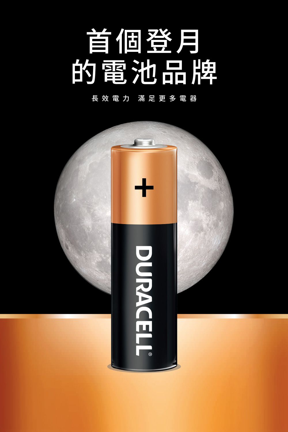 首個登月的電池品牌長效電力 滿足更多電器+ DURACELL
