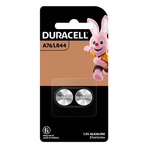 Duracell 金頂鹼性電池 LR44 (2入)