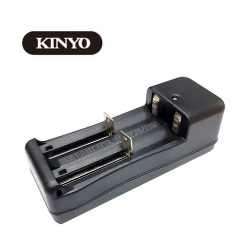 Kinyo 18650 充電式鋰電池 雙槽充電器適用CR123A、16340、14500、17670、18650、10440...或其他 3.7V 鋰電池
