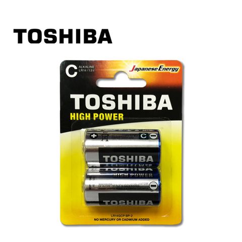 【TOSHIBA】東芝鹼性2號電池 2入