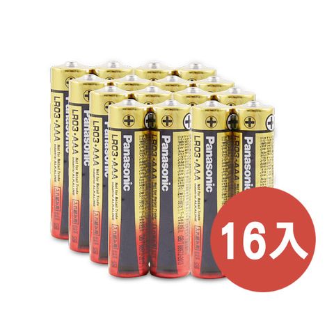 Panasonic4號鹼性電池(16顆入)