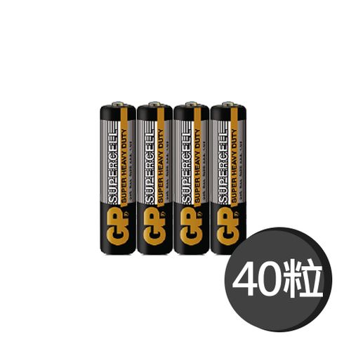 AAA 【GP】超級環保4號()碳鋅電池40粒裝(1.5V電池)