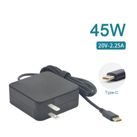 充電器 適用於 Asus/HP/DELL/Lenovo 電腦 變壓器 Type-C【45W】20V 2.25A 華碩 惠普 戴爾