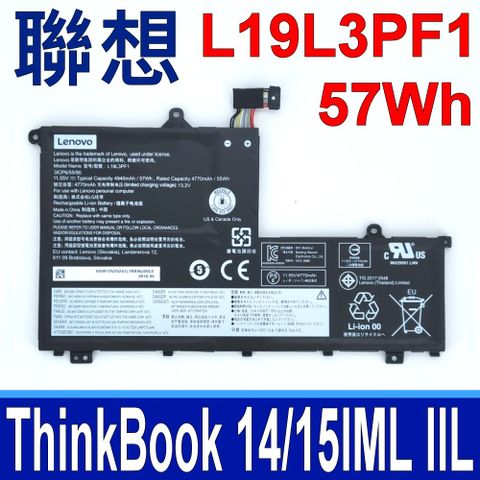 LENOVO 聯想 L19L3PF1 原廠電池L19M3PF2 L19M3PF0 L19M3PF9 ThinkBook 14-IML 15-ILL