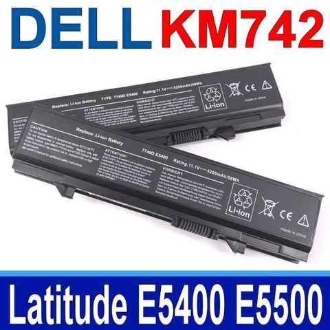 DELL 戴爾 KM742 原廠規格 電池 Latitude E5400, E5410, E5500, E5510