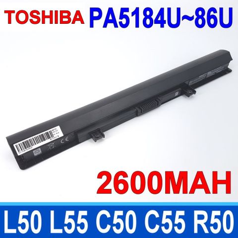 TOSHIBA 東芝 PA5184U-1BRS 電芯 電池 通用 PA5185U PA5186U PA5195U Satellite C50-B C50D-B C50Dt-B C55-B C55D-B L50-B L50D-B L50DT-B L50T-B L55 L55D-B L55Dt-B L55t-B PRO C50-B S50 S50-B S55 S55-B S55DT R50 R50-B