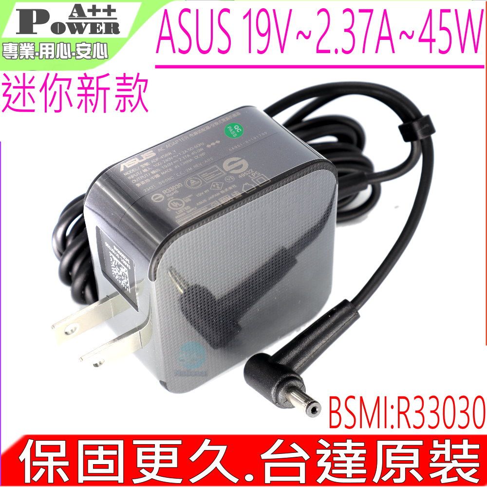 ASUS 華碩  19V 2.37A 45W  (台達原裝迷你款) 變壓器 BX410UA BX410UQ BX51VZ D553MA F553MA F556UA Q302LA Q302UA Q303UA Q503UA U303LA U303LB U303LNU U305FA U38 U38DT U38N P302 P302C P302L P302LA P302LJ P302U C300MA D540 D540S D540SA F102B F102BA