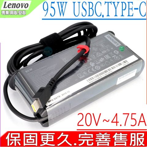 LENOVO 95W USBC TYPEC 充電器 適用 聯想 Legion Y740S-15,Y9000,X2020,ThinkBook 14,14 G3 ACL,14P G2 ACH,15,15 G3 ACL,ThinkBook Plus G2 ITG,ADLX95YCC3A,SA10R16878,02DL132