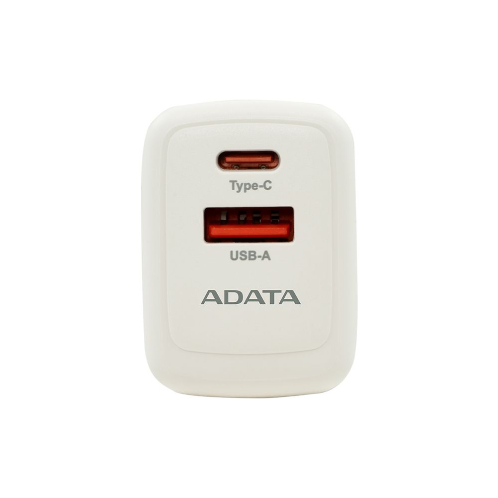 ADATA 威剛  65W超高速GaN雙孔快充充電器 USB+TypeC雙孔輸出