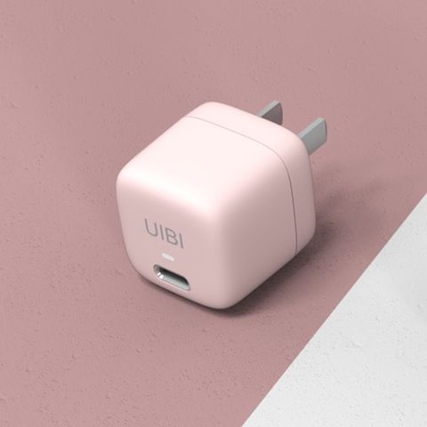 OneMore 萬摩 UIBI 18W 迷你快速充電器-粉