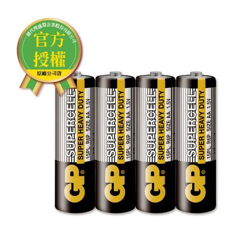 GP 超霸 (黑)超級碳鋅電池3號x40入