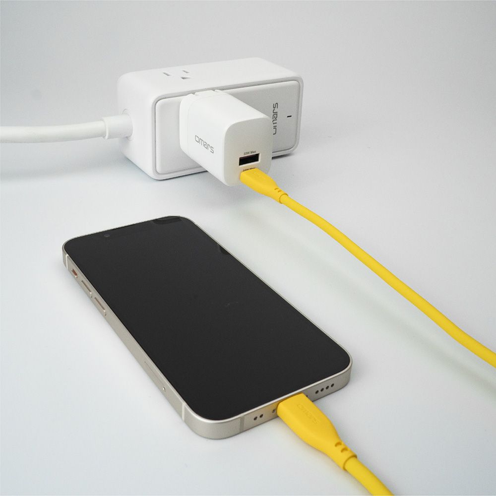  omars商品任搭滿$1599贈木質耳機Type-C+USB-A  雙孔快充搭配1M剛剛好的長度適用iphone15系列