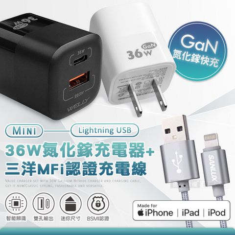 SANLUX 台灣三洋 MFi原廠認證線 Lightning USB 傳輸充電線(100cm)+