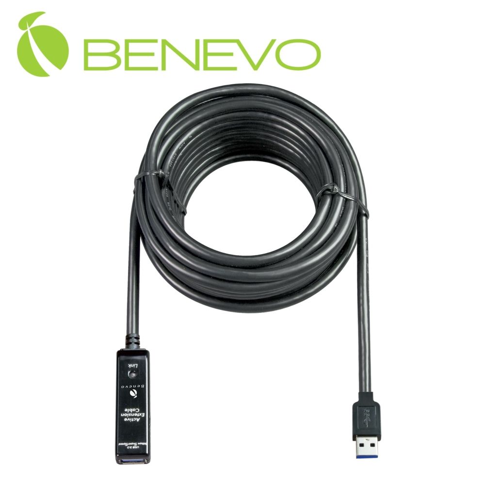 Benevo  10米 主動式USB 3.0 訊號增益延長線 (BUE3010U1A)