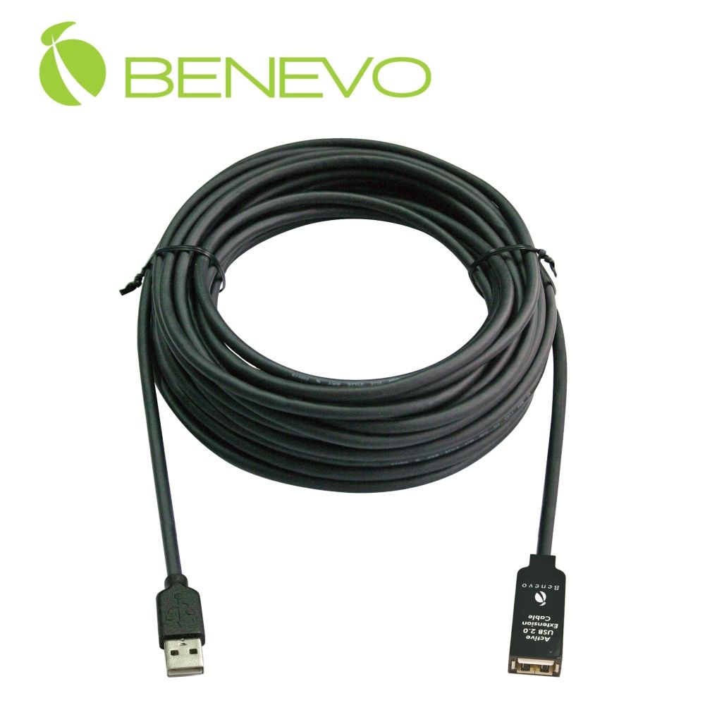 Benevo HOT UltraUSB專業型 10M 單埠主動式USB 2.0 訊號增益延長線(BUE2010U1)