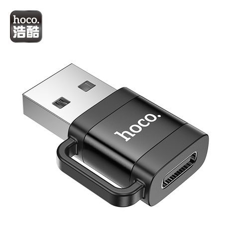 hoco. UA31D USB公轉Type-C母USB2.0轉接頭