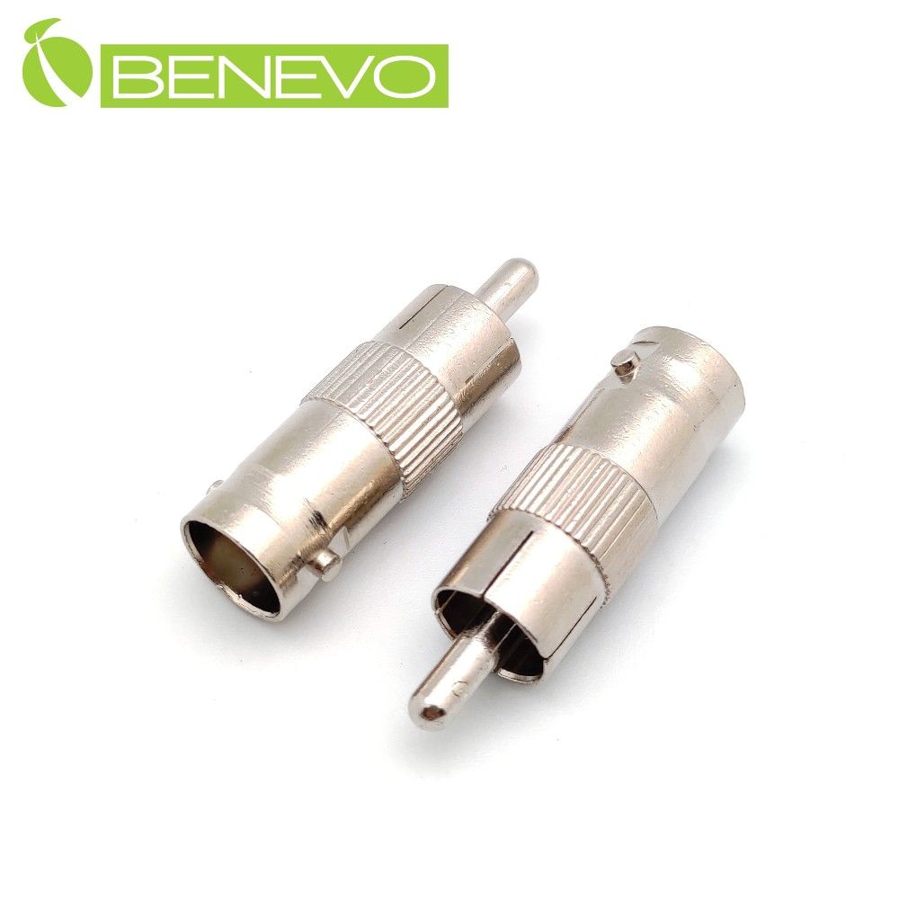 Benevo  BNC母轉RCA/AV/CV公轉接頭(1個) (BNCFAVM)