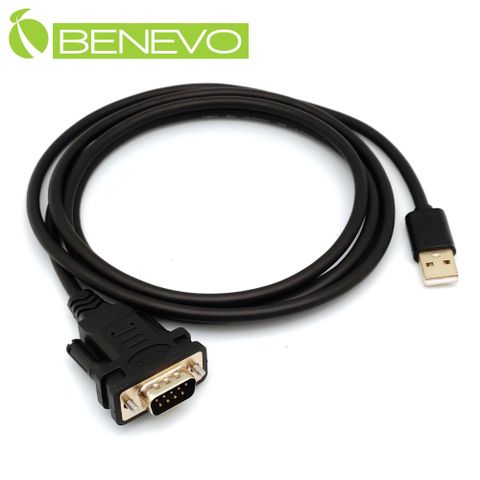 BENEVO 1.8米 USB2.0轉RS232訊號控制線(FTDI晶片) (BUSB2RS232)