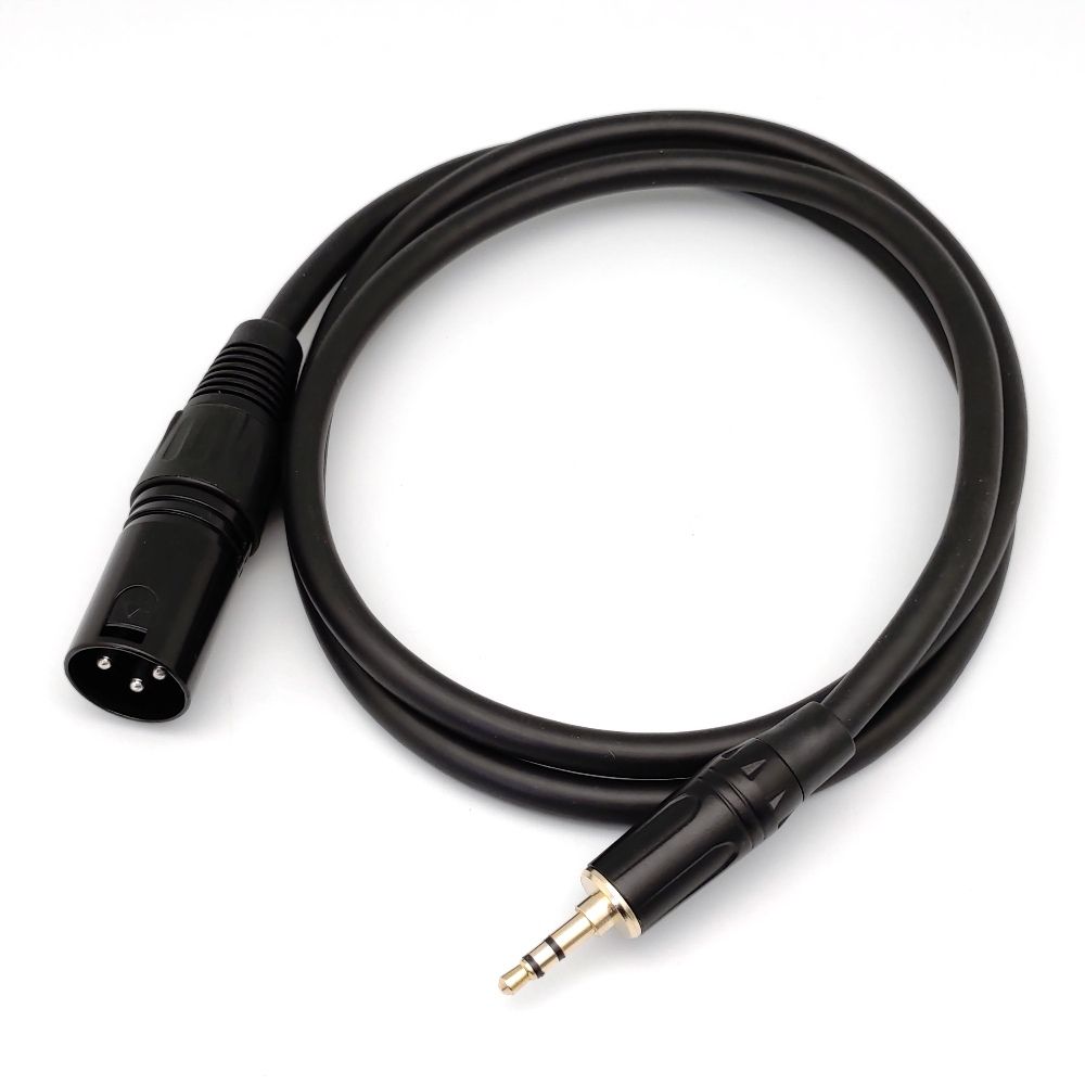 Benevo  1米 3.5MM公頭轉XLR(Cannon接頭)公頭 音訊連接線 (BAU01003XM)