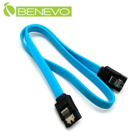 Benevo 彈片型 45cm SATA訊號連接線 (BSATA0050MM)