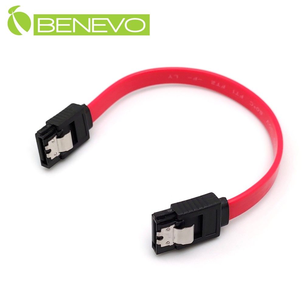 Benevo 彈片型 15cm SATA訊號連接線 (BSATA0015MM)