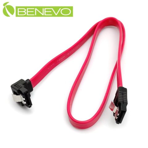 Benevo 下彎型 50cm SATA2.0訊號連接線 (BSATA0050MMD)