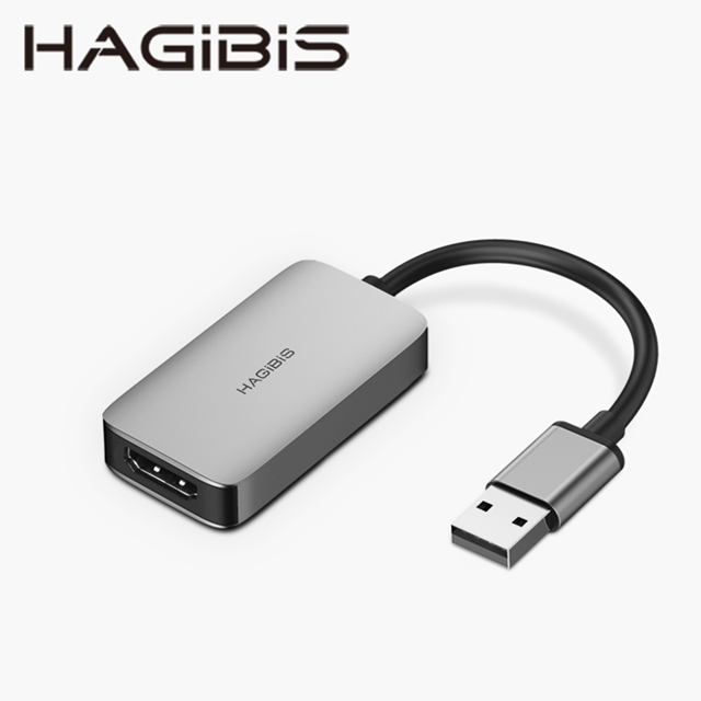 HAGiBiS 海備思 鋁合金USB3.0轉HDMI轉接器UH1)