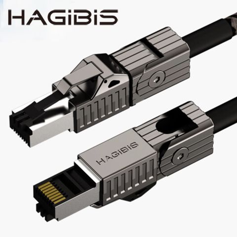 HAGiBiS 海備思 鋁合金變型金剛八類萬兆網線CAT8-1M(ENC01-01)