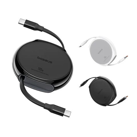 Baseus倍思 明途系列 Type-C to Type-C 100w 伸縮快速充電線 1m