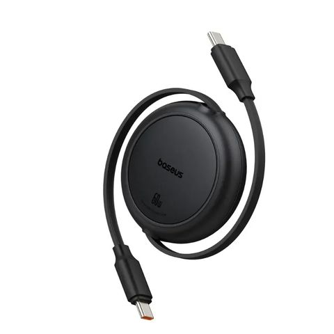 Baseus倍思 明鏡Mini系列 Type-C to Type-C 60w 伸縮收納 快速充電線 1m