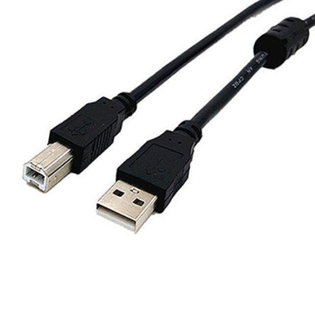  USB2.0 黑色印表機傳輸線 3米