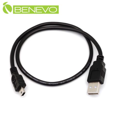 BENEVO 50cm USB2.0 A公轉Mini USB(5Pin)公高隔離連接線 (BUSB0050AMMBMB)