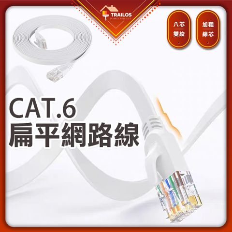 CAT.6扁平網路線(5米)