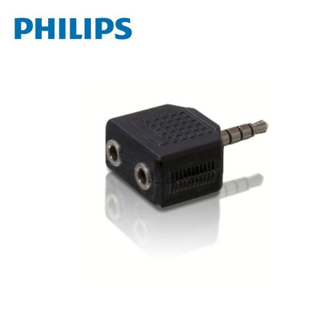 PHILIPS 飛利浦 SWA2551W/10 一分二 3.5mm 立體耳機分接頭