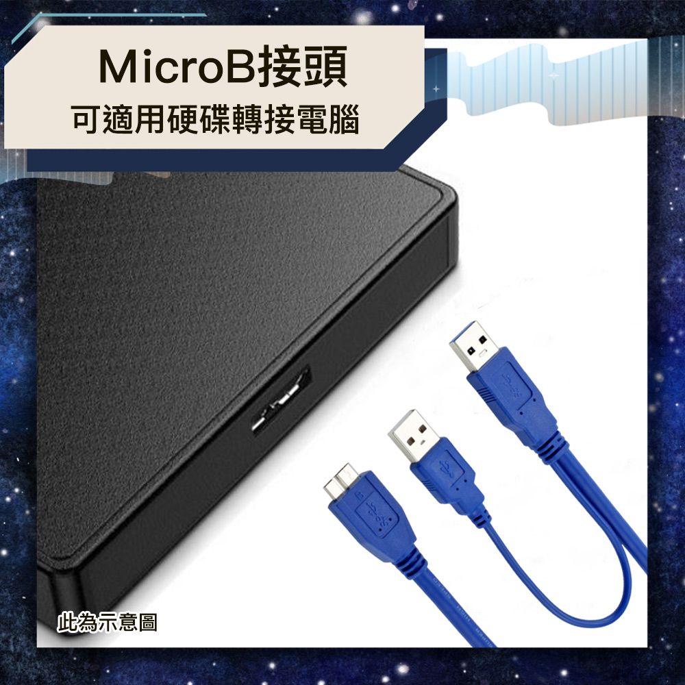 Bravo-u  USB 3.0 A公對MicroB公 超高速轉接頭