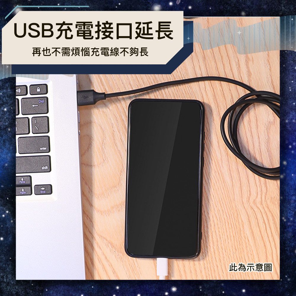 Bravo-u  USB 3.0 超光速延長線/A公對A母(0.8米)