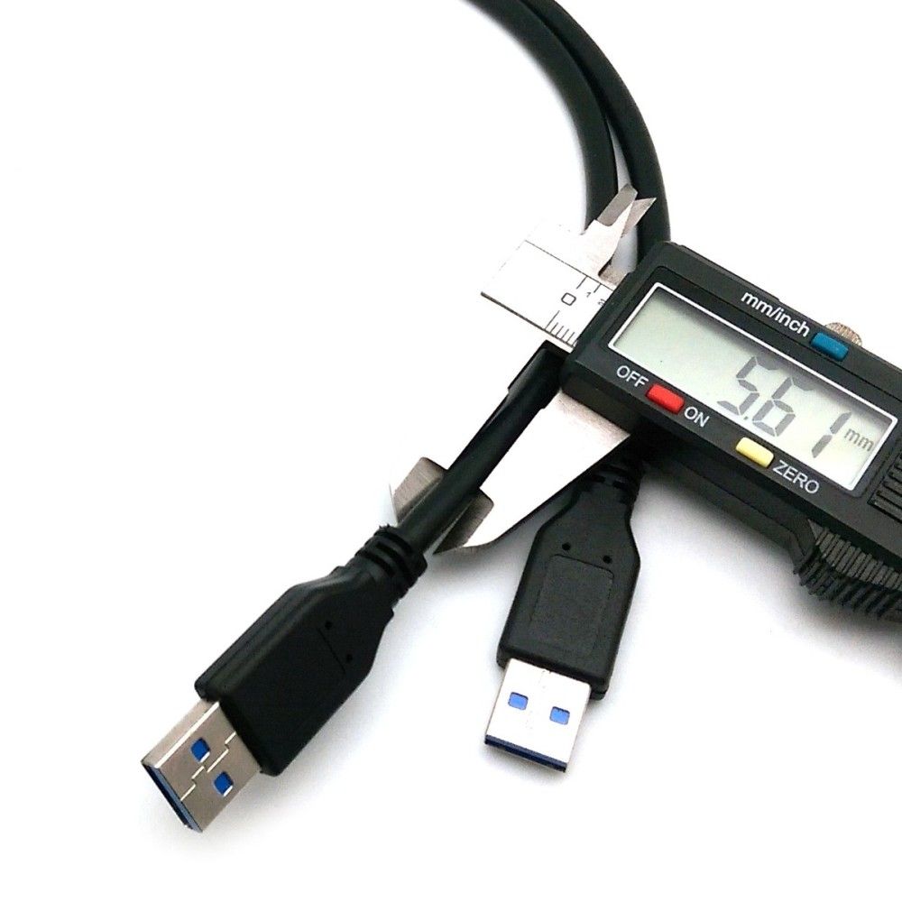 Benevo 雙併可鎖型 50cm USB3.0超高速雙隔離延長線 (BUSB3052AMF可鎖)