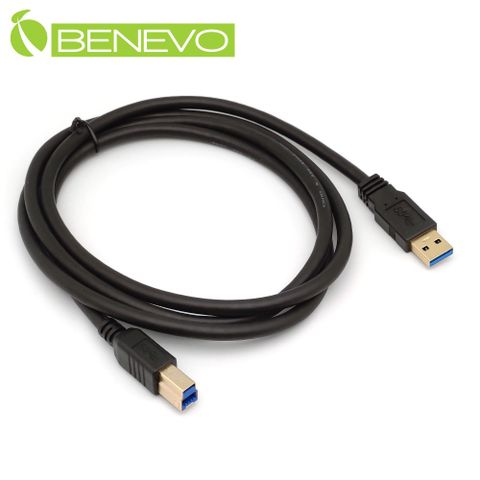 Benevo 1.5米 USB3.0 鍍金接頭 A公轉B公 高隔離連接線 (BUSB3150ABMG)