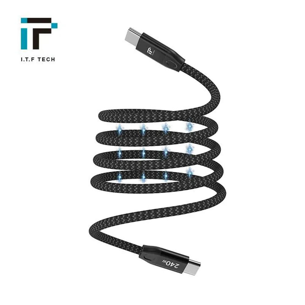  I.T.F 急速快充磁吸線240W ITF004C  USB-C to USB-C 