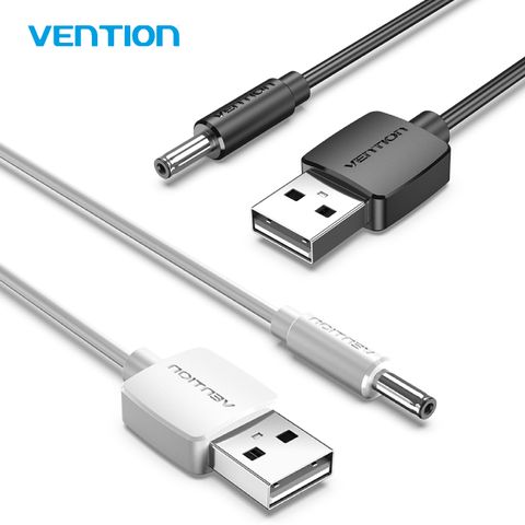 【VENTION 威迅】CEX系列 USB轉DC 3.5mm 充電線 1M 適用DC3.5mm接口設備 加固接頭更耐用 PVC材質，純銅芯更安心