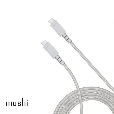 【moshi】Integra USB-C to USB-C (240W/480Mbps) 充電傳輸線 (2.0 m)