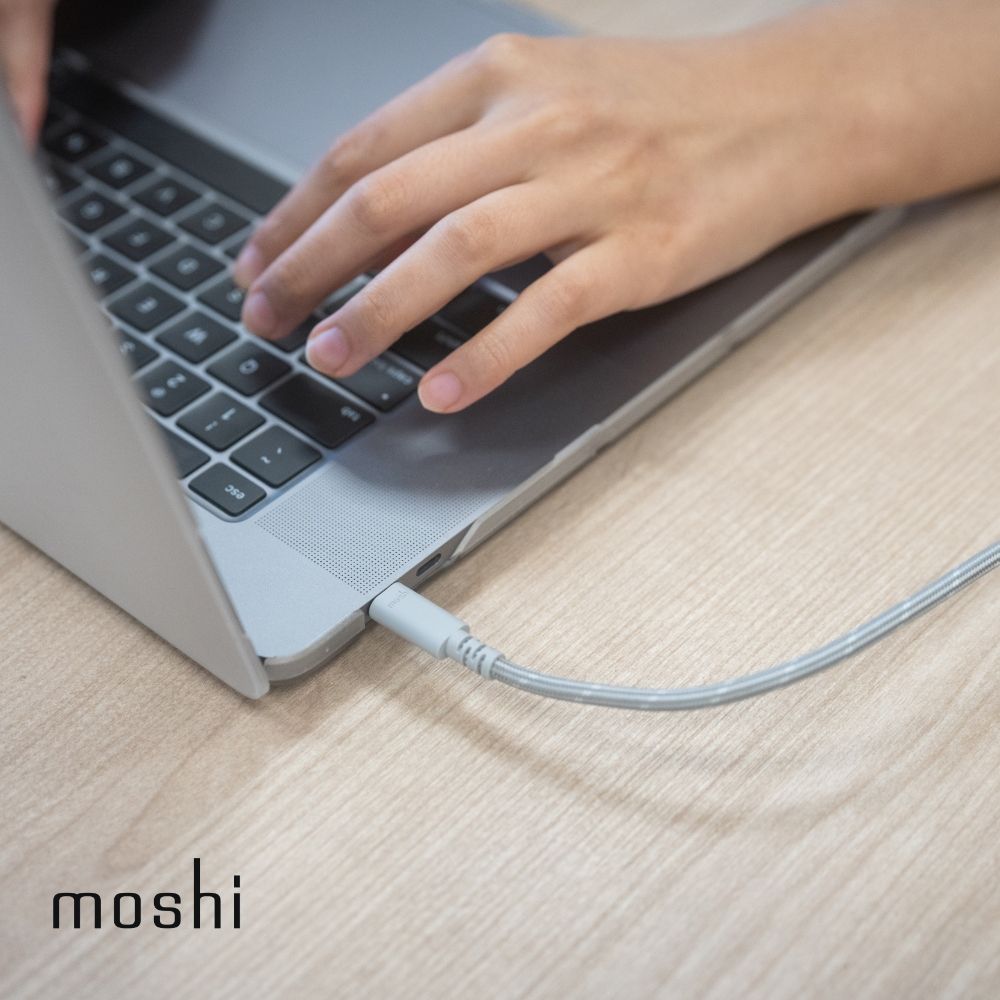 Moshi 摩仕 (2入組) Integra USB-C to USB-C (240W/480Mbps) 充電傳輸線 (1.2 m)