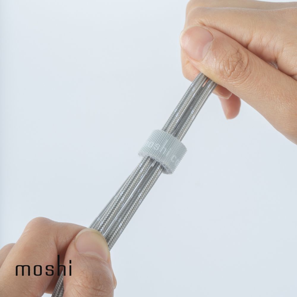 Moshi 摩仕 (2入組) Integra USB-C to USB-C (240W/480Mbps) 充電傳輸線 (1.2 m)