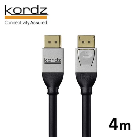 支援8K超高解析度輸出【Kordz】PRO 高速影音DisplayPort 1.4傳輸線 4M